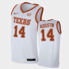 #14 D.J. Augustin Alumni Limited Longhorns Player Mens White Jersey 863465-316