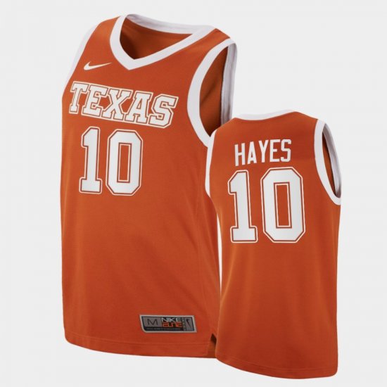 #10 Jaxson Hayes Replica UT College Basketball Men\'s Orange Jersey 590634-211
