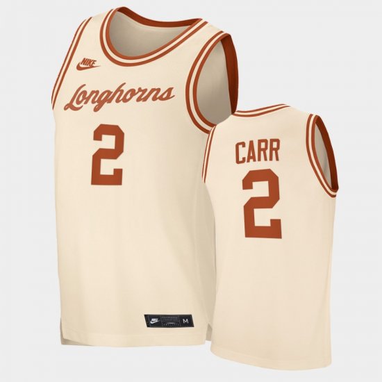 #2 Marcus Carr Retro Texas Longhorns 2021 Top Transfers Men\'s White Jersey 225626-422