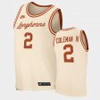 #2 Matt Coleman III Retro Limited Texas Longhorns Replica Mens Cream Jersey 909855-772