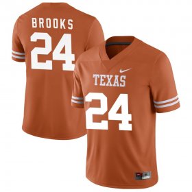 #24 Jonathon Brooks NIL Player UT Mens Texas Orange Jersey 357372-787