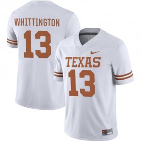 #13 Jordan Whittington NIL Player UT Men White Jersey 238206-883