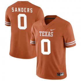 #0 Ja'Tavion Sanders NIL Player University of Texas Men's Texas Orange Jersey 440098-269