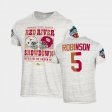 #5 Bijan Robinson 2021 Red River Showdown UT Matchup Men White T-Shirt 867192-789