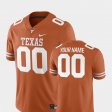 #00 Custom College Football UT 2018 Game Men's Texas Orange Jersey 627621-840