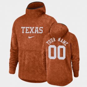 #00 Custom Basketball Spotlight UT Pullover Team Logo Men Texas Orange Hoodie 223384-720
