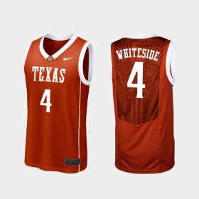 #4 Drayton Whiteside Replica University of Texas College Basketball Men Burnt Orange Jersey 520795-197