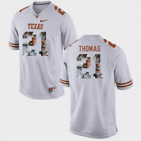 #21 Duke Thomas Pictorial Fashion UT Mens White Jersey 528674-789