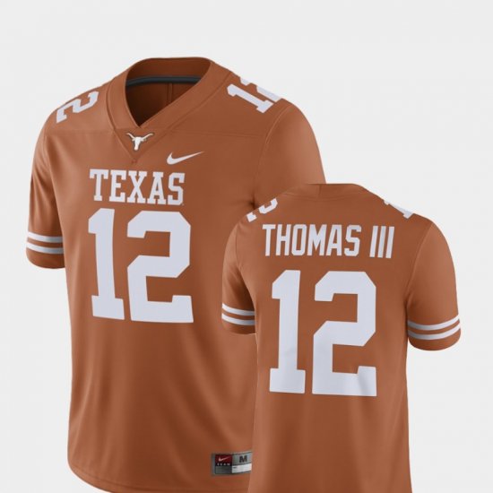 #12 Earl Thomas Alumni Football Game UT Player Men\'s Texas Orange Jersey 453089-506