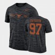#97 Patrick Bayouth GFX Velocity Longhorns Sideline Legend Performance Men Black T-Shirt 471963-311