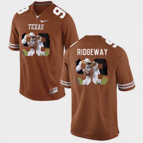 #98 Hassan Ridgeway Pictorial Fashion University of Texas Mens Brunt Orange Jersey 331692-640