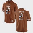 #2 Mykkele Thompson Pictorial Fashion UT Men's Brunt Orange Jersey 927681-563