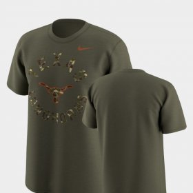 Legend Camo University of Texas Mens Olive T-Shirt 271426-635