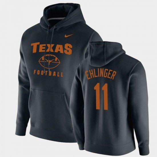 #11 Sam Ehlinger Oopty Oop UT Football Pullover Mens Black Hoodie 900097-986