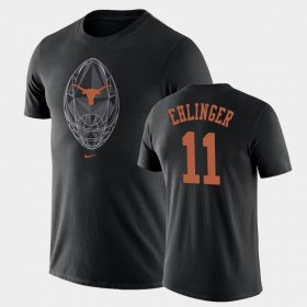 #11 Sam Ehlinger Football Icon Texas Longhorns Legend Men's Black T-Shirt 908893-422