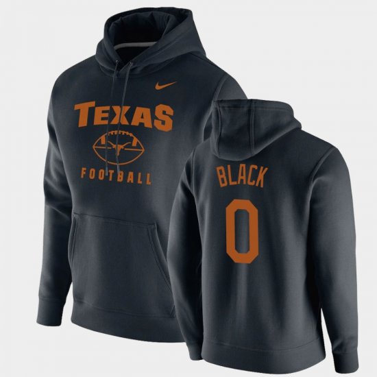 #0 Tarik Black Oopty Oop University of Texas Football Pullover Mens Black Hoodie 136574-444