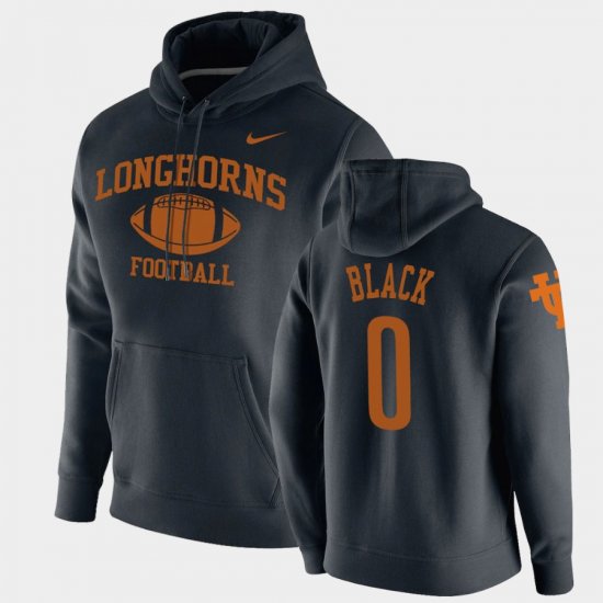 #0 Tarik Black Retro Football UT Pullover Men Black Hoodie 140167-321