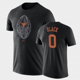 #0 Tarik Black Football Icon UT Legend Men's Black T-Shirt 748539-918