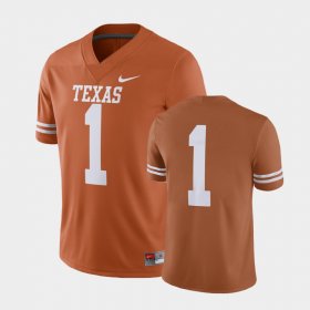 #1 Game UT Football Men Texas Orange Jersey 345941-268