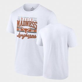Texas Longhorns 2023 NCAA Basketball Tournament March Madness Men's White T-Shirt 965032-144