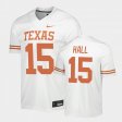 #15 Agiye Hall Game Texas Longhorns Men White Jersey 541933-973