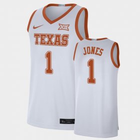 #1 Andrew Jones Alumni Limited UT Basketball Men's White Jersey 733666-295