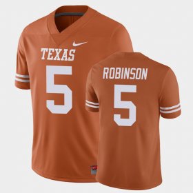#5 Bijan Robinson Game Texas Longhorns Mens Orange Jersey 248195-166