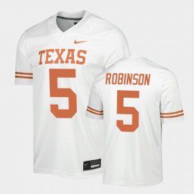 #5 Bijan Robinson Game UT Men White Jersey 113960-716