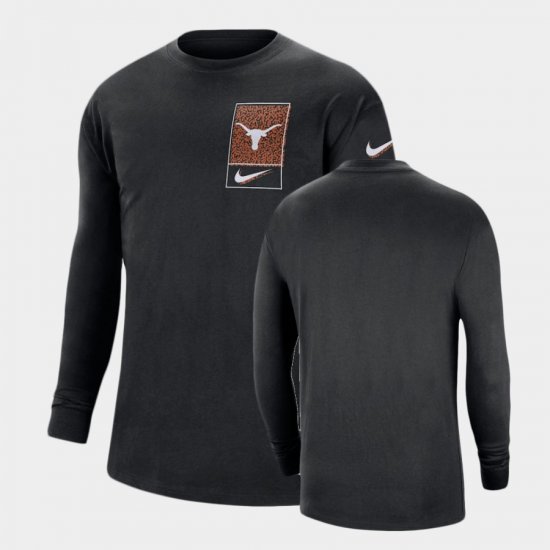 Seasonal Max90 2-Hit University of Texas Men Black T-Shirt 877648-300