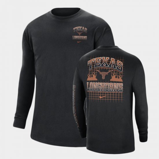 Tour Max 90 Texas Longhorns Mens Black T-Shirt 453825-321