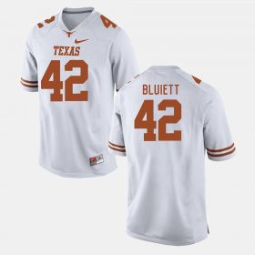 #42 Caleb Bluiett College Football UT Men White Jersey 756162-882