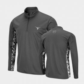 OHT Military Appreciation UT Digital Camo Quarter-Snap Men Charcoal Jacket 396386-346