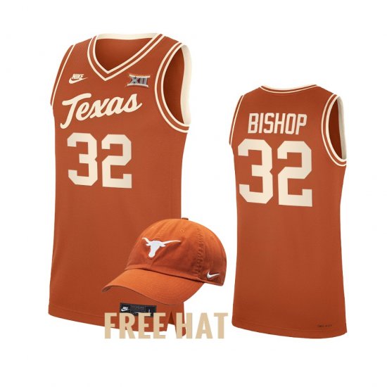#32 Christian Bishop College Basketball UT Throwback Mens Orange Jersey 635494-736