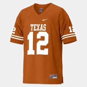 #12 Colt McCoy College Football University of Texas Men Orange Jersey 260957-727