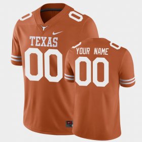 #00 Custom Game University of Texas Men's Texas Orange Jersey 665085-914