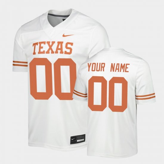 #00 Custom Game UT Men White Jersey 321856-998