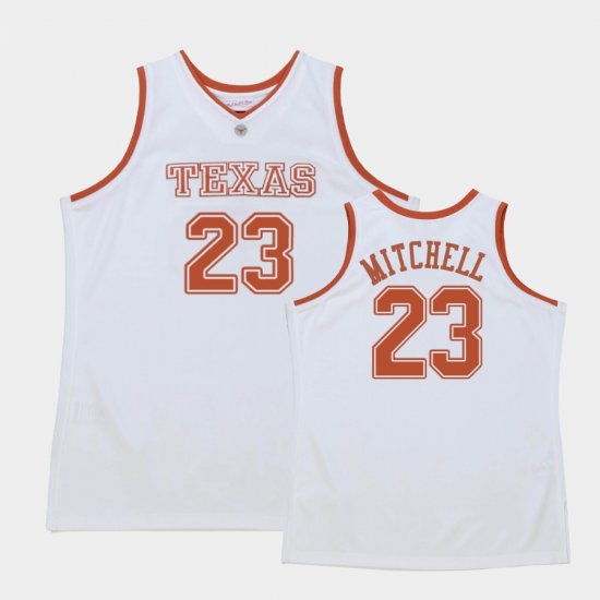 #23 Dillon Mitchell Authentic UT Mens White Jersey 808476-932