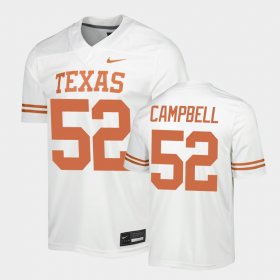 #52 DJ Campbell Game UT Men White Jersey 268273-787