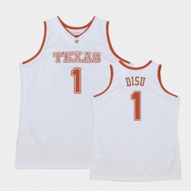 #1 Dylan Disu Authentic UT Mens White Jersey 535562-242