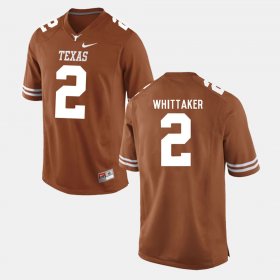 #2 Fozzy Whittaker College Football Texas Longhorns Men's Burnt Orange Jersey 411940-366