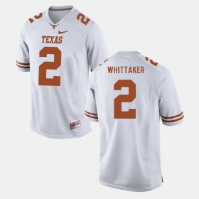 #2 Fozzy Whittaker College Football Texas Longhorns Men White Jersey 735412-893