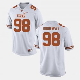 #98 Hassan Ridgeway College Football Longhorns Men White Jersey 714055-198