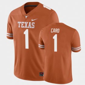 #1 Hudson Card Game University of Texas Mens Texas Orange Jersey 669027-650