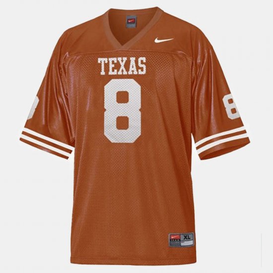 #8 Jordan Shipley College Football UT Men Orange Jersey 577165-745