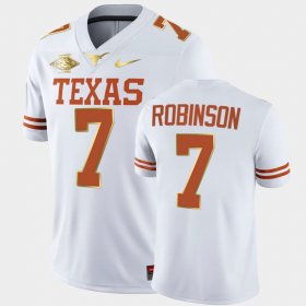 #7 Keilan Robinson UT 2021 Red River Showdown Golden Edition Men's White Jersey 909448-834