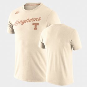 Retro Basketball Texas Longhorns Tri-Blend Mens Cream T-Shirt 943848-515