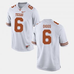 #6 Quandre Diggs College Football University of Texas Men's White Jersey 750988-172