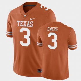 #3 Quinn Ewers Game UT Men Texas Orange Jersey 863236-750