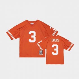 #3 Quinn Ewers Legacy Texas Longhorns Men's Orange Jersey 653044-182