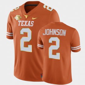#2 Roschon Johnson UT 2021 Red River Showdown Golden Patch Men Orange Jersey 919066-502